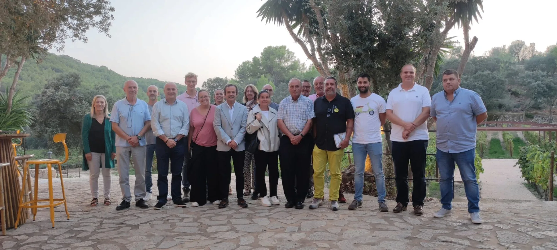 La mesa permanent del Consorci Serra de Tramuntana es reuneix al Celler Terra IóN
